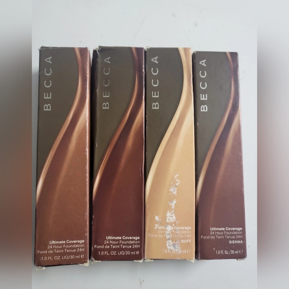 (Bundle of 4) BECCA - ULTIMATE COVERAGE 24 HOUR FOUNDATION  1.0 OZ